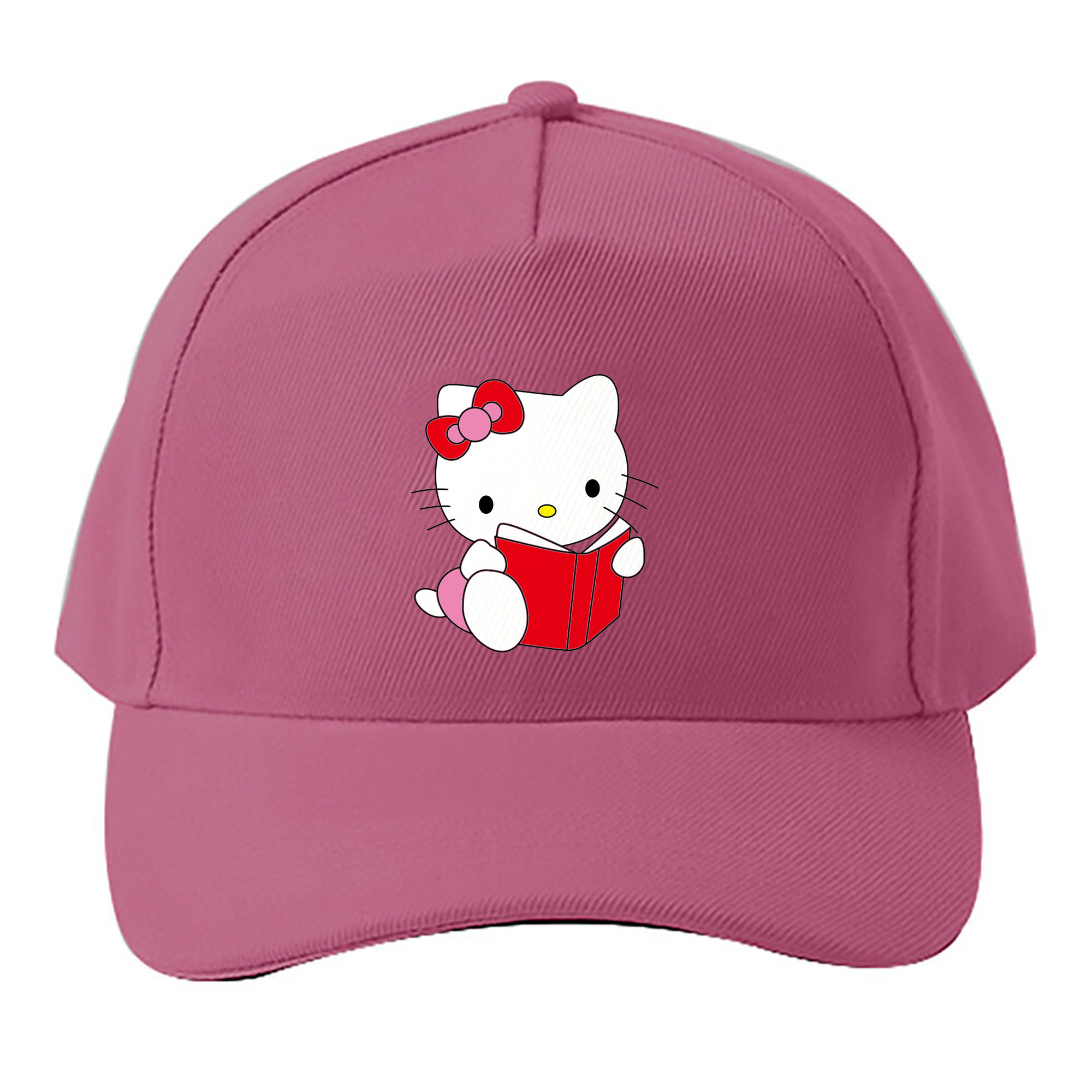 （画像用） Hello Kitty ハローキティ ベースボールキャップ 綿100％ 男女兼用 帽子 スポーツ